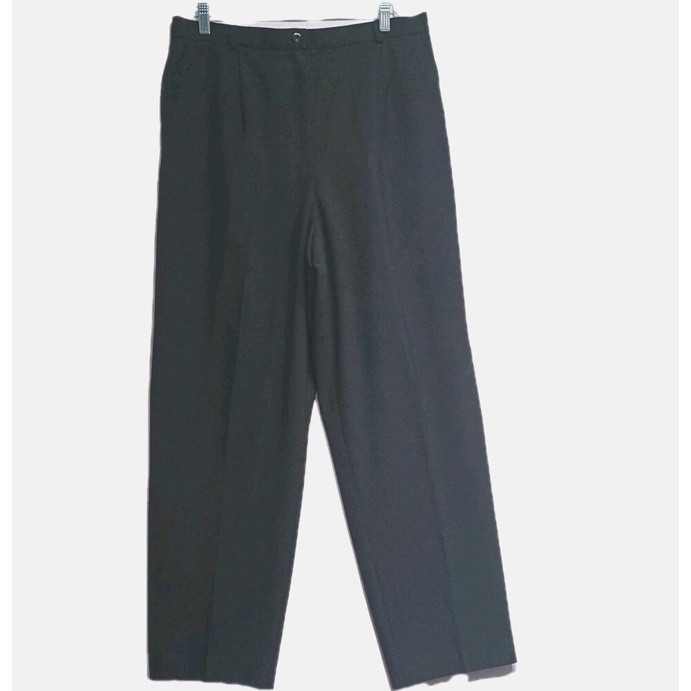 Talbots Black Wool Fully Lined Pants Size 14  Preppy  Office  Corpcore